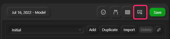 Ceph analysis button